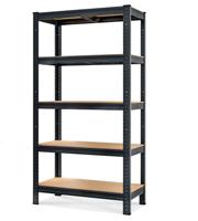 Stellingkast boutloos Zwart 180x90x40cm tot 875kg Stellingkast boutloos Zwart 180x90x40cm tot 875kg