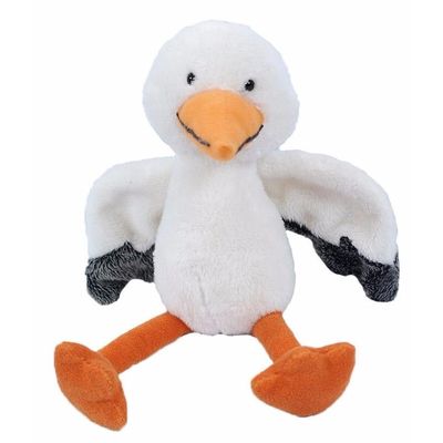 Pluche ooievaar knuffel 20 cm