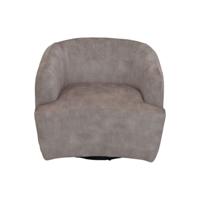 Draaifauteuil - Wit/Zwart