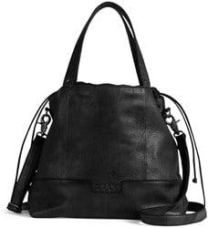 MUUD Lofoten Black - Handgemaakt leren tas voor diverse projecten 26x34x14cm