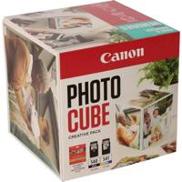 Canon Fotokubusset Photo Cube Creative Pack Origineel Combipack Zwart, Kleur 5225B017 Canon Fotokubusset Photo Cube Creative Pack Origineel Combipack Zwart, Kleur 5225B017