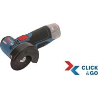 Bosch blauw gws 12v-76 haakse accu slijpmachine | in l-boxx | zonder accu's en lader - 06019f2003