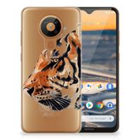Smartphone hoesje Nokia 5.3 Watercolor Tiger