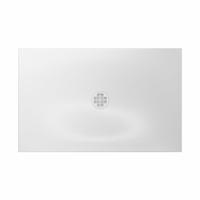 Crosswater Creo douchebak - 120x80x2.5cm - rechthoek - wit CRR800X1200W