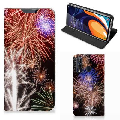 Samsung Galaxy A60 Hippe | Standcase | Vuurwerk