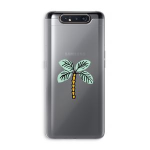 Palmboom: Samsung Galaxy A80 Transparant Hoesje