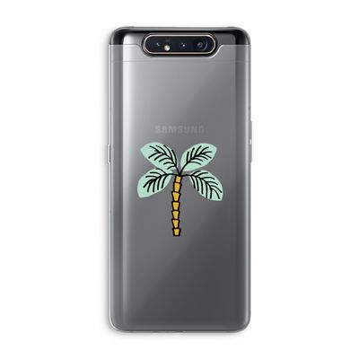 Palmboom: Samsung Galaxy A80 Transparant Hoesje