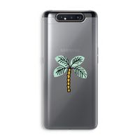 Palmboom: Samsung Galaxy A80 Transparant Hoesje