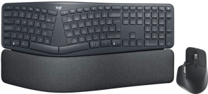 Logitech K860 Ergonomisch Draadloos Toetsenbord QWERTY + Logitech MX Master 3S