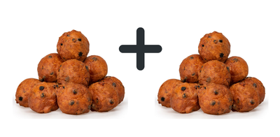 Happy Bakers Glutenvrij Oliebollen met krenten 2x7ST