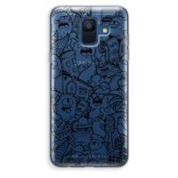 Vexx Black City : Samsung Galaxy A6 (2018) Transparant Hoesje