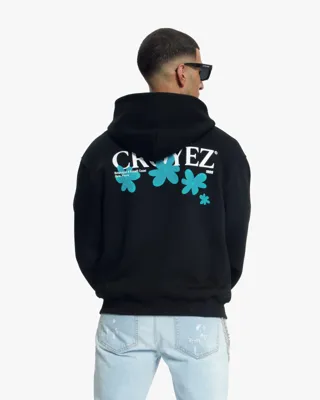 Croyez Botanique Zip Hoodie Heren Zwart/Blauw - Maat XS - Kleur: ZwartBlauw | Soccerfanshop