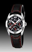 Horlogeband Lotus 15651-9 Leder Zwart 18mm