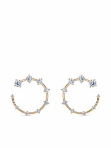 Fernando Jorge petites boucles d'oreilles Circle en or 18ct ornées de diamants