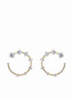 Fernando Jorge petites boucles d'oreilles Circle en or 18ct ornées de diamants