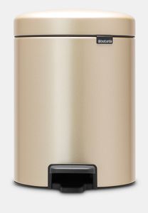 Brabantia 304422 vuilnisbak 5 l Rond Champagne