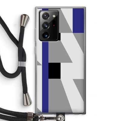 Gestalte 2: Samsung Galaxy Note 20 Ultra / Note 20 Ultra 5G Transparant Hoesje met koord