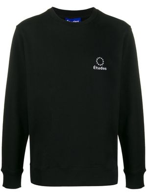 Études Studio sweat à logo brodé - Noir