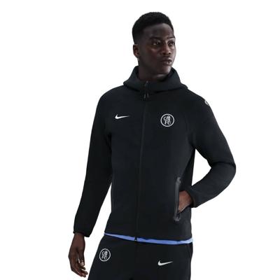 Nike Chelsea Tech Fleece Vest 2025-2026 Zwart Wit