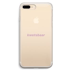 kwetsbaar: iPhone 7 Plus Transparant Hoesje