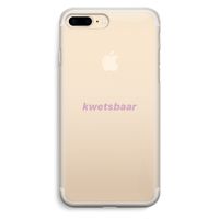kwetsbaar: iPhone 7 Plus Transparant Hoesje