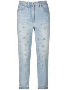 7/8-mom-jeans glittersteentjes Van Andjel denim