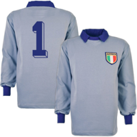 Italië retro Keepershirt WK 1982 + Nummer 1 (Zoff)