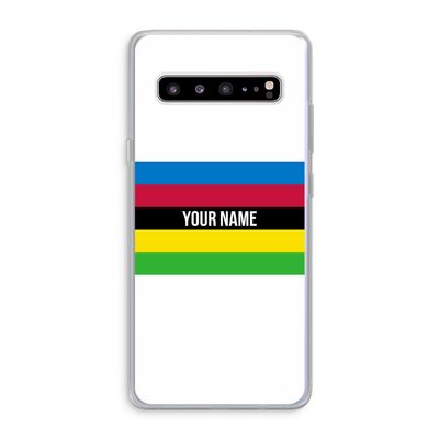 WK Wielrennen: Samsung Galaxy S10 5G Transparant Hoesje