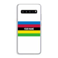 WK Wielrennen: Samsung Galaxy S10 5G Transparant Hoesje