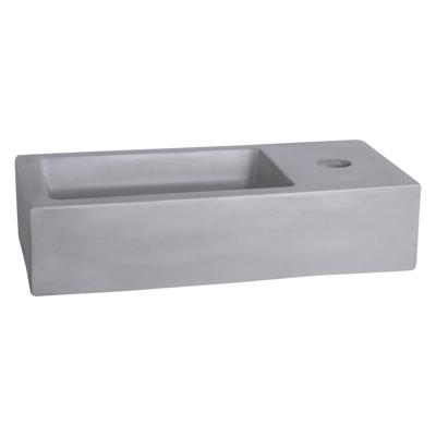 Differnz Wasbak Ravo fontein beton - 38.5 x 18.5 x 9 cm - lichtgrijs