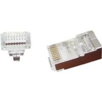 Gembird LC-PTF-01/100 RJ-45 Bruin, Zilver, Transparant kabel-connector - thumbnail