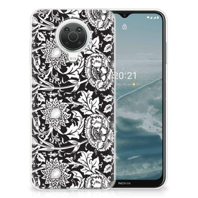 Nokia G20 | G10 | TPU Case | Black Flowers Nokia G20 | G10 | TPU Case | Black Flowers