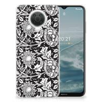 Nokia G20 | G10 | TPU Case | Black Flowers