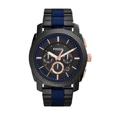 Horlogeband Fossil FS5164 Staal Multicolor 24mm