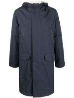 Yves Salomon parka à doublure lainée - Bleu - thumbnail