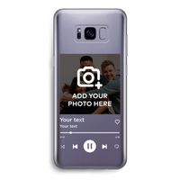 Music Player: Samsung Galaxy S8 Transparant Hoesje