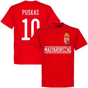 Hongarije Puskas 10 Team T-Shirt