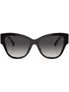 Dolce & Gabbana Eyewear lunettes de soleil à monture papillon - Noir