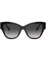 Dolce & Gabbana Eyewear lunettes de soleil à monture papillon - Noir - thumbnail