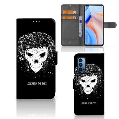 Telefoonhoesje met Naam OPPO Reno 4 Pro 5G Skull Hair Telefoonhoesje met Naam OPPO Reno 4 Pro 5G Skull Hair