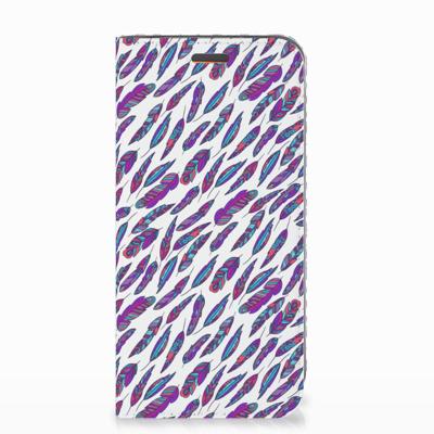 Motorola Moto E5 Play | Hoesje met Magneet | Feathers Color