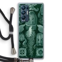 Haeckel Cubomedusae: Oppo Find X3 Neo Transparant Hoesje met koord