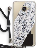 Gespikkelde marmer: Samsung Galaxy A3 (2016) Transparant Hoesje met koord