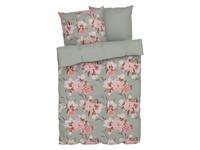 LIVARNO home Microfiber satijnen beddengoed, ademend, 200 x 200 cm (Let op: LV OSNL) (bloemen)