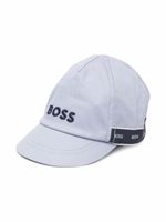 BOSS Kidswear casquette à logo imprimé - Bleu