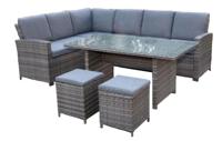 Dining Hoekset Palermo Sicilian Taupe - Oosterik home