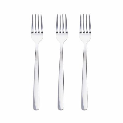 Set dessertvorken San Ignacio Root SG7780 Roestvrij staal Mat (3 Stuks)