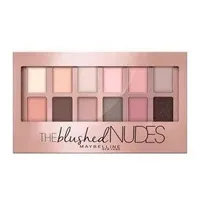 Maybelline The Blushed Nudes Palette - Oogschaduwpalette met 12 Nude Kleuren Oogschaduw - thumbnail