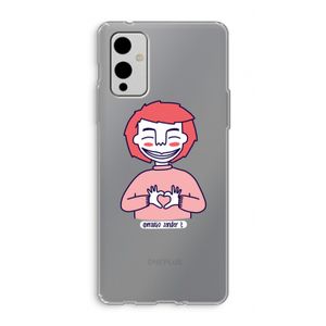 Hartje: OnePlus 9 Transparant Hoesje