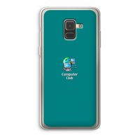 Win98: Samsung Galaxy A8 (2018) Transparant Hoesje